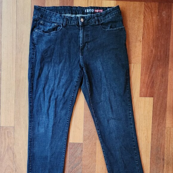 IZOD Indigo Comfort Stretch Straight Fit Jeans Size 38 x 34 - Picture 4 of 16